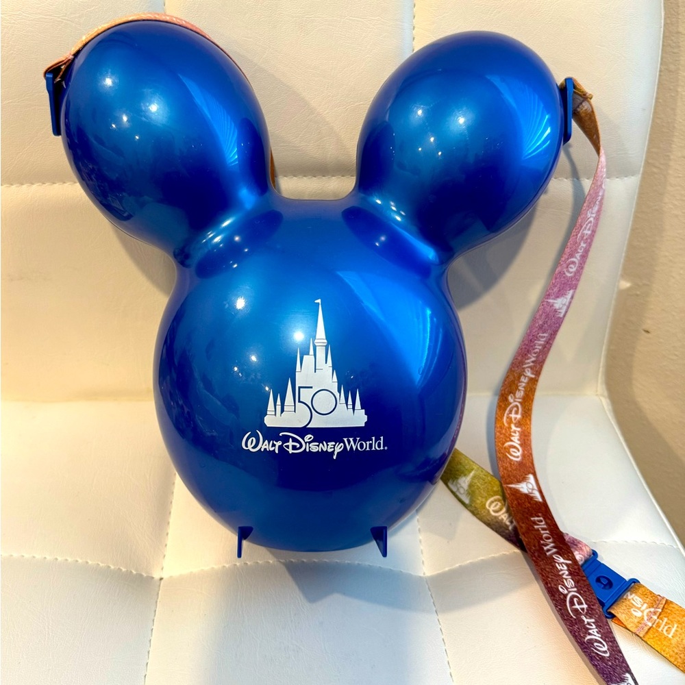 Disney blue ballon popcorn bucket